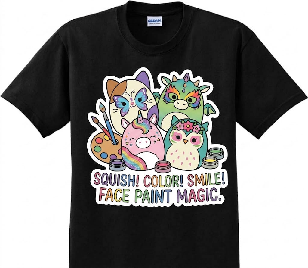 Facepainting Squishmallow Shirt
