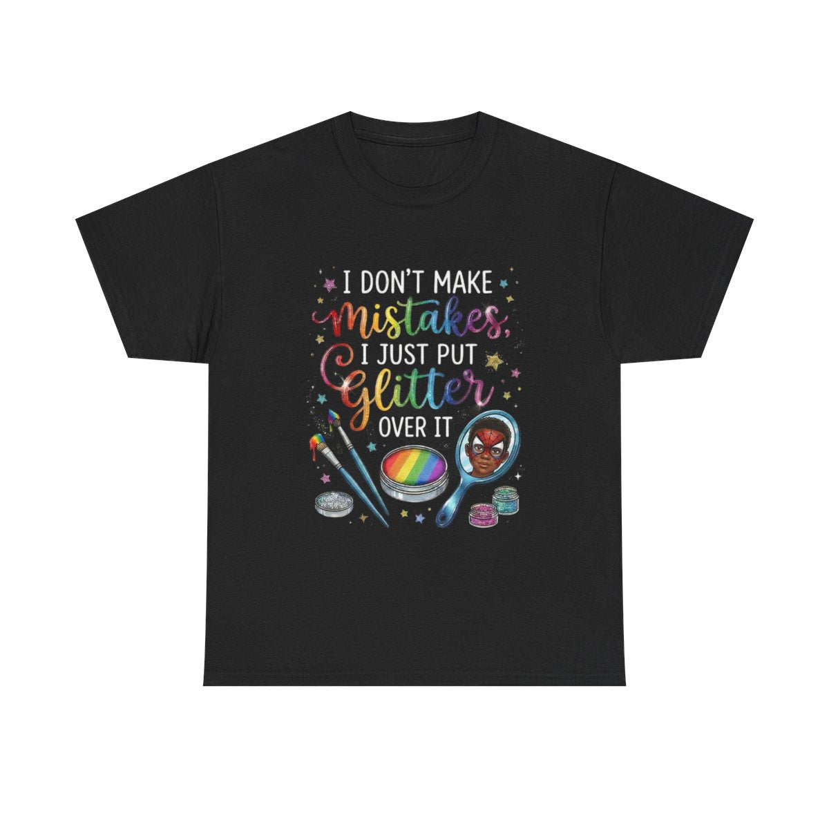 Glitter Mistake Tee (Spiderman)