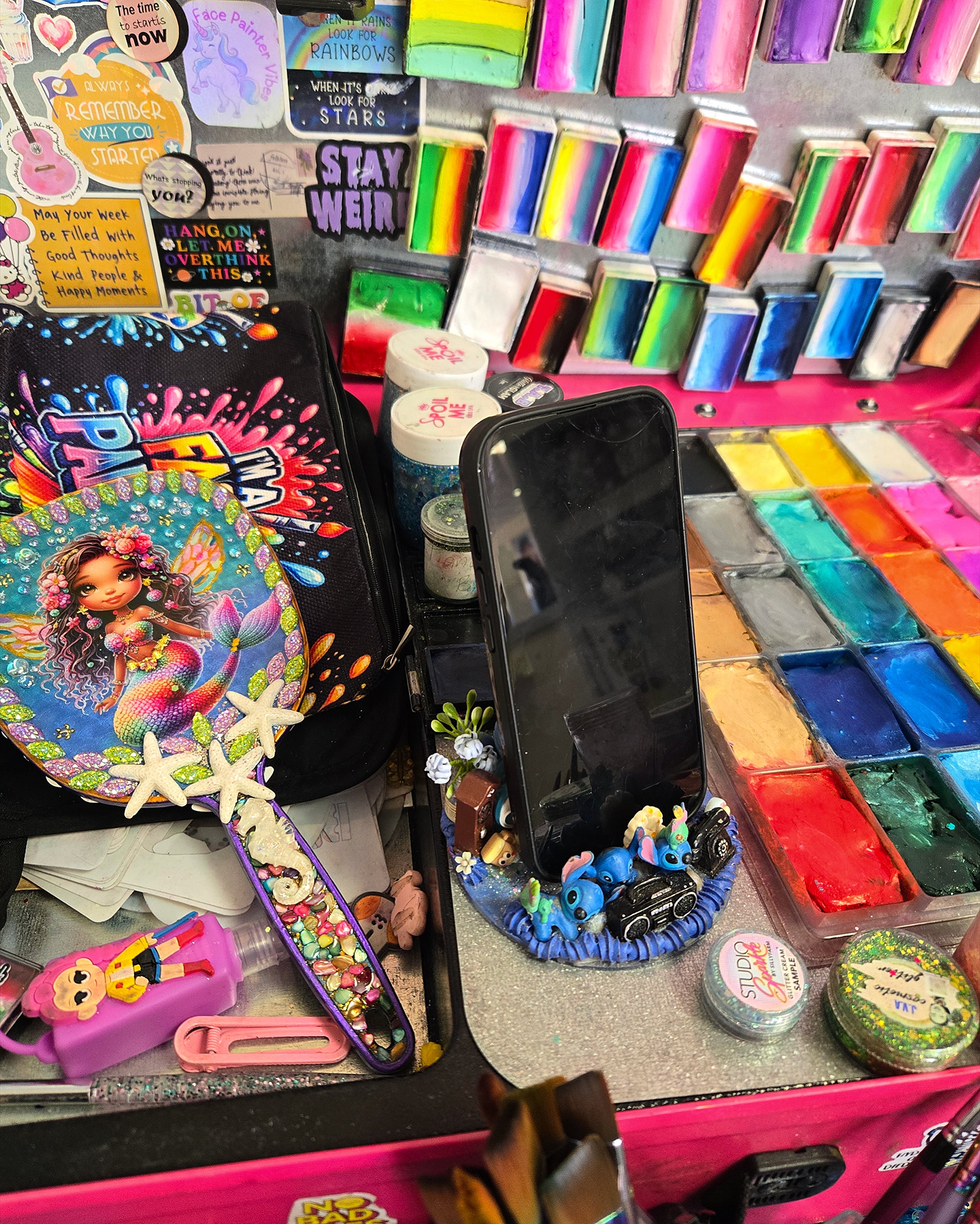 Stitch & Angel Phone Holder