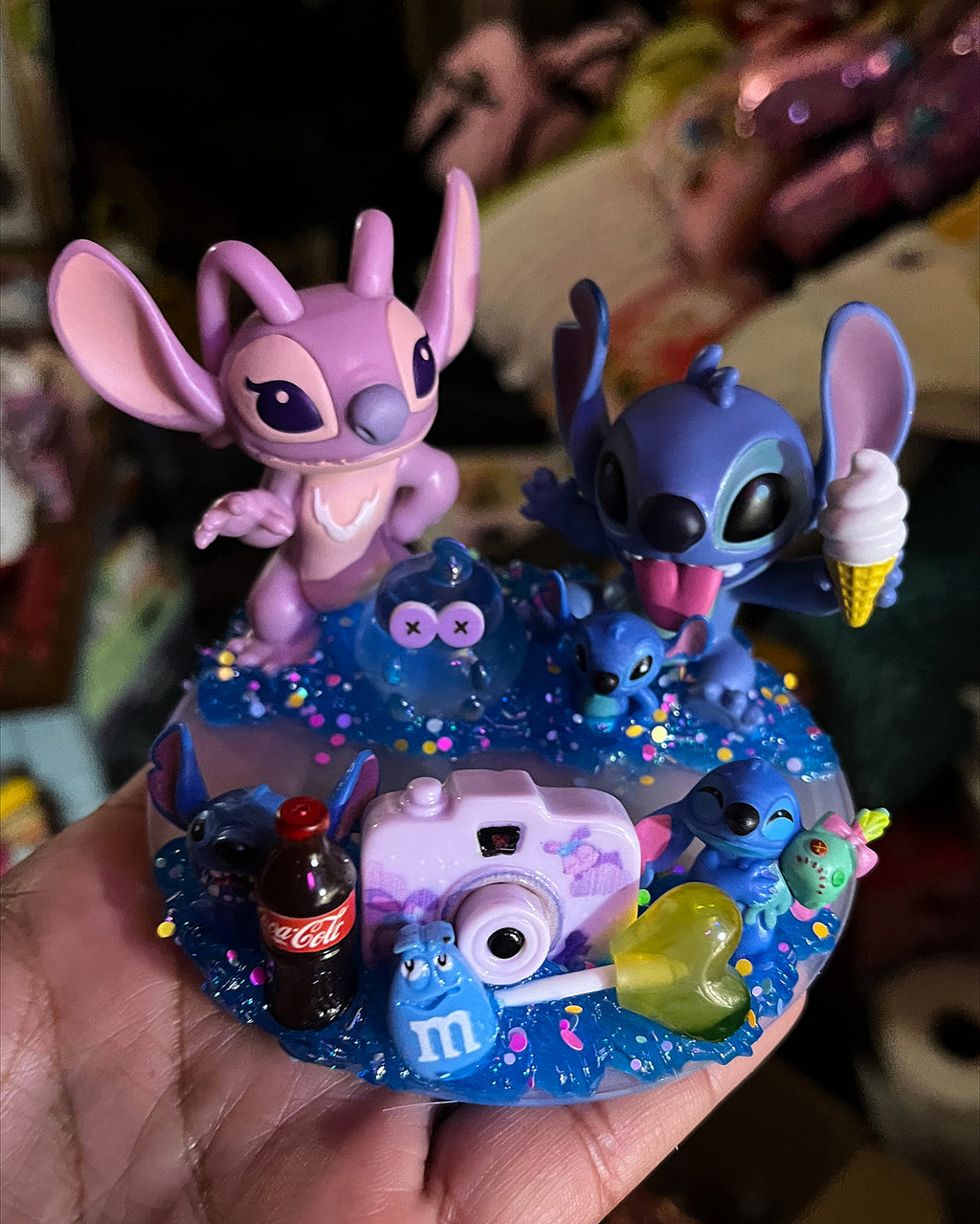 Stitch & Angel Phone Holder